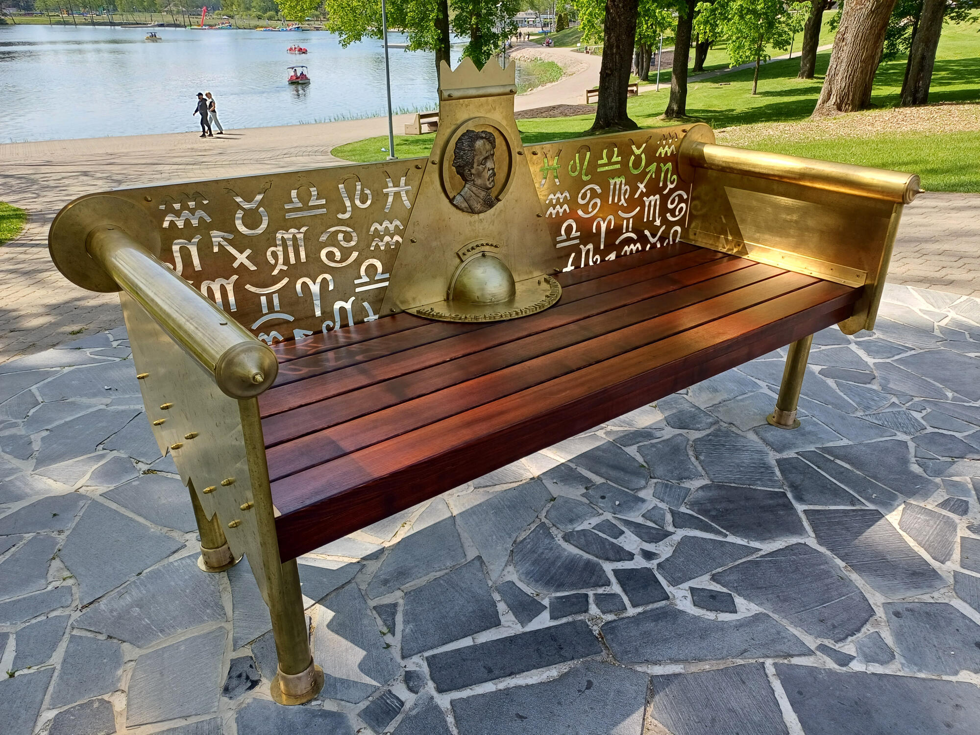 Bench for M.K. Čiurlionis, Druskininkai